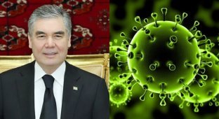 Власти Туркменистана запретили слово "коронавирус" (7 фото)