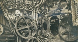 Устройство немецкой субмарины 1918 года (4 фото)