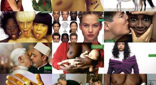 Социальная реклама United Colors of Benetton, шокирующая мир (42 фото)