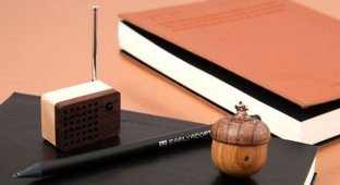 Motz FM - миниатюрный "раритетный" радиоприёмник (7 фото)