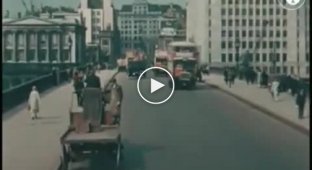 Как выглядел Лондон в 1927 в цвете