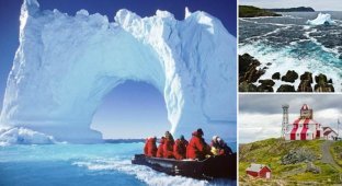 "Аллея айсбергов" - популярнейший туристический аттракцион в Канаде (7 фото)