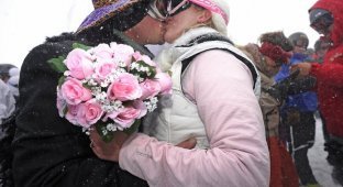 Свадебные церемонии на горнолыжном курорте Loveland Ski Area (26 фото)