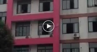 Двое китайских студентов выпрыгнули с балкона, после того как не сдали экзамены