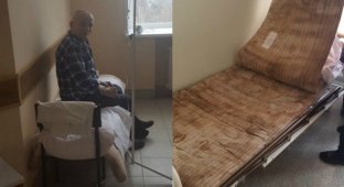 В Пермском крае в лечебнице не хватило койки для пациента (4 фото)