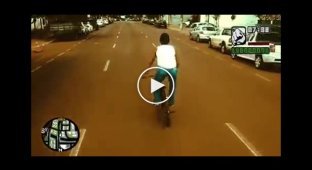 Рекламный ролик бразильской парикмахерской в стиле GTA San Andreas