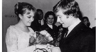 Свадебные фотографии советских знаменитостей (31 фото)