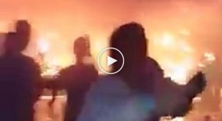 Большим пожаром закончилась вечеринка в одном из развлекательных центров Львова