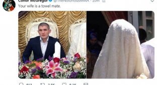 "Твоя жена - полотенце": Конор Макгрегор оскорбил супругу Хабиба Нурмагомедова (3 фото)