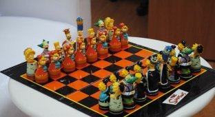 Шахматы для фаната Симпсонов (7 фото)