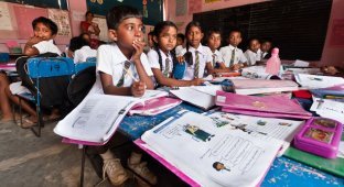 Репортаж из Шри-Ланкийской школы (58 фото)