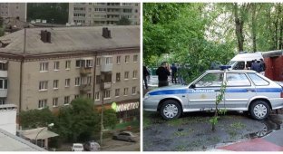 Бывший полицейский открыл стрельбу по прохожим в Екатеринбурге (4 фото + 2 видео)