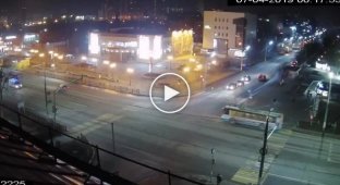 Авария с участием скорой помощи в Подольске