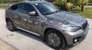 Нестандартный BMW X6 в стиле стимпанк с суицидальными дверями (11 фото)