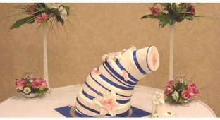 20 свадебных тортов, которые доведут до слез любую невесту (21 фото)