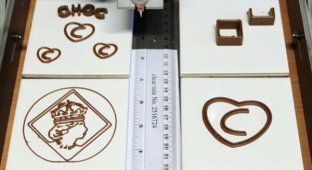 Шоколадный 3D-принтер (5 фото)