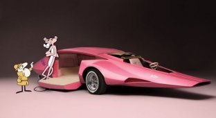 На аукционе будет продан авто Розовой Пантеры Panthermobile (4 фото)
