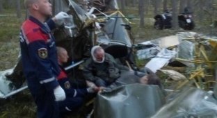 В Ленинградской области полет на самодельном самолете закончился трагически (6 фото)