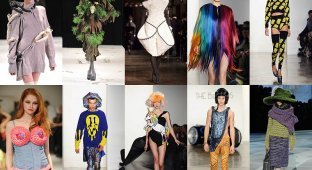 Странные наряды на Нью-йоркской неделе моды (26 фото)