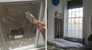 Как сделать визуальные шторки на стекле своими руками (8 фото)