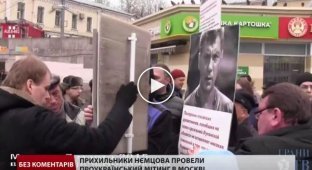 В Москве пытались сорвать митинг солидарности с Украиной