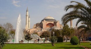 Стамбул: собор Святой Софии и Голубая Мечеть (27 фото)
