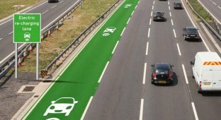 В Великобритании могут появиться «электрические» дороги (2 фото)