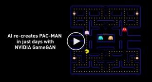 Искусственный интеллект Nvidia воссоздал Pac-Man, изучая его геймплейные ролики