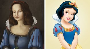 Интересный арт-проект: принцессы Диснея в эпоху Ренессанса (12 фото)