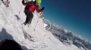 Российский лыжник едва не погиб, упав при спуске с горы в Австрии