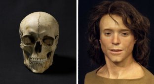 Учёный восстановил внешность человека, жившего 1300 лет назад (5 фото)