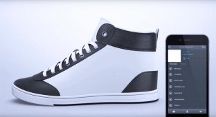 Кроссовки, которые меняют внешний вид при помощи смартфона (11 фото)