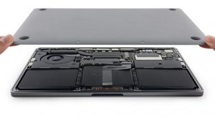 Вскрытие нового ноутбука от Apple (6 фото)
