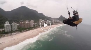 Полет на параплане над Рио-де-Жанейро 