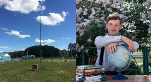 Смышленый сибирский школьник обеспечил интернетом родной поселок (3 фото)