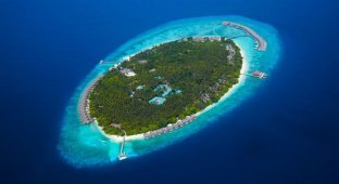 Райский остров для любителей шикарного отдыха (36 фото)