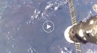 Русский космонавт показал реку Волгу из космоса