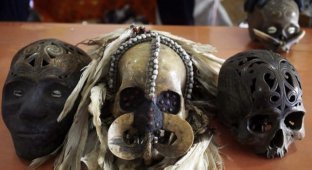 Человеческий череп как предмет контрабанды (3 фото)