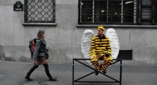 Парижский уличный актер (6 Фото)