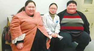 Супруги похудели на 200 килограмм, чтобы завести ребенка (7 фото)