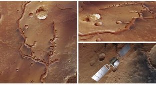 ESA предоставила свидетельства, что на Марсе существовали полноводные реки (10 фото)