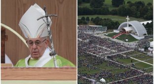 Папа римский извинился перед жертвами сексуального насилия во время визита в Ирландию (19 фото)