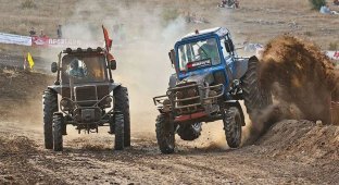 Трак-прохват: гонки на тракторах в Крыму (34 фото)
