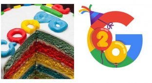 Google и дудл: компания празднует свой двадцатый день рождения (8 фото + 1 видео)