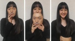 Японская компания скупает лица (7 фото + 1 видео)