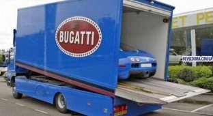 Bugatti Veyron продается вместе с гаражом на колесах (10 фото)