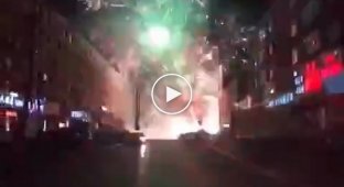 Взрыв склада с фейерверками в Китае