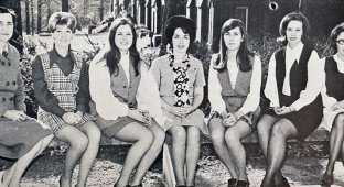 Мини-юбки 60-х и 70-х годов прошлого времени (27 фото)
