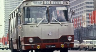 Автобусы из СССР - серийные и экспериментальные (16 фото)