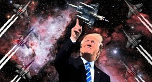 Звездные войны: Роскосмос обвинил Дональда Трампа в попытке захвата других планет (4 фото)